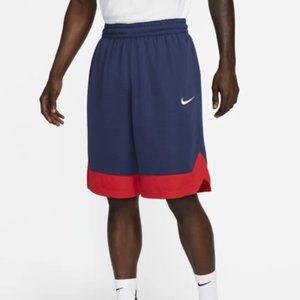 Nike Dri-FIT Icon Men's Basketball Shorts Size M New Midnight Navy/University
